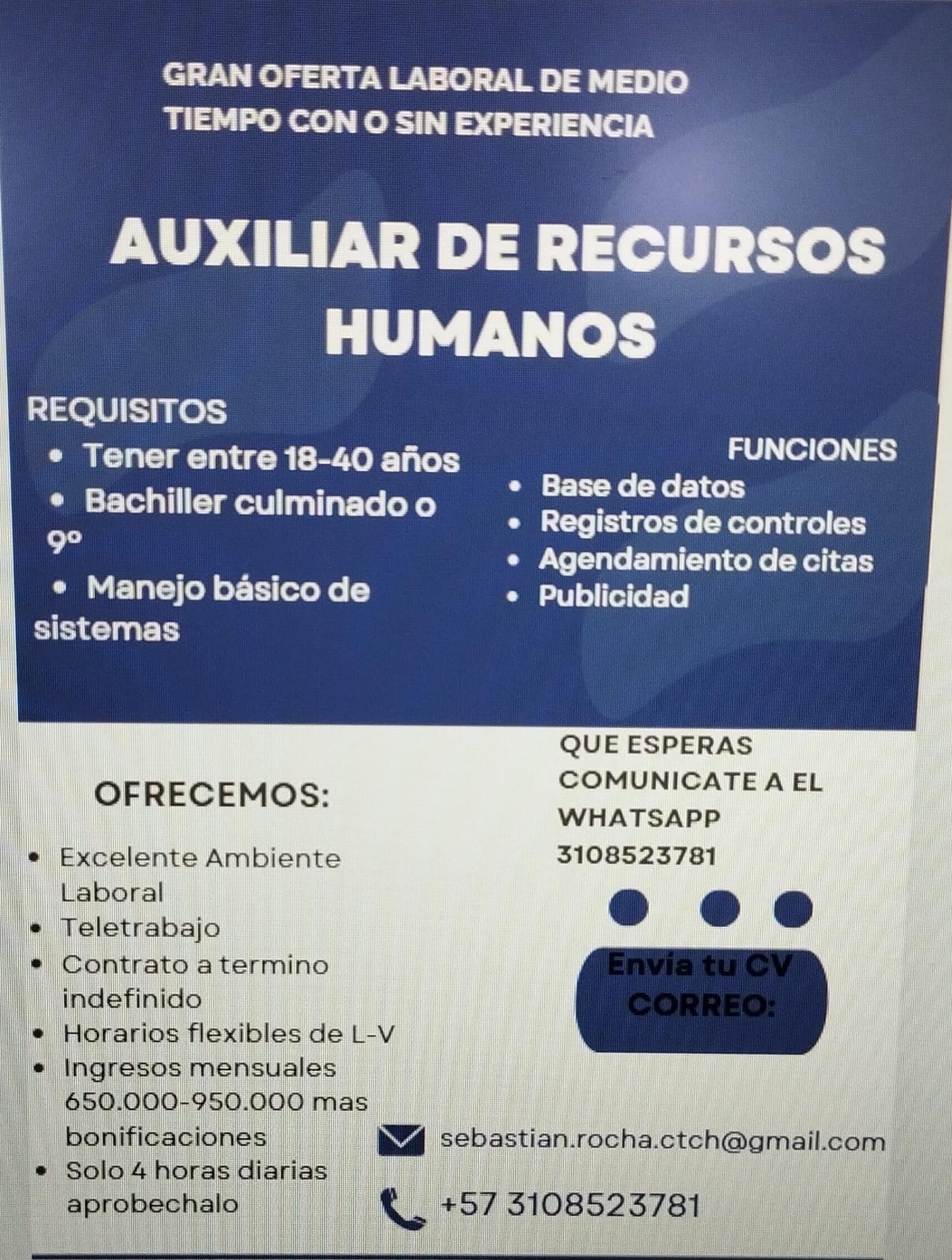 Asistente de Recursos Humanos 