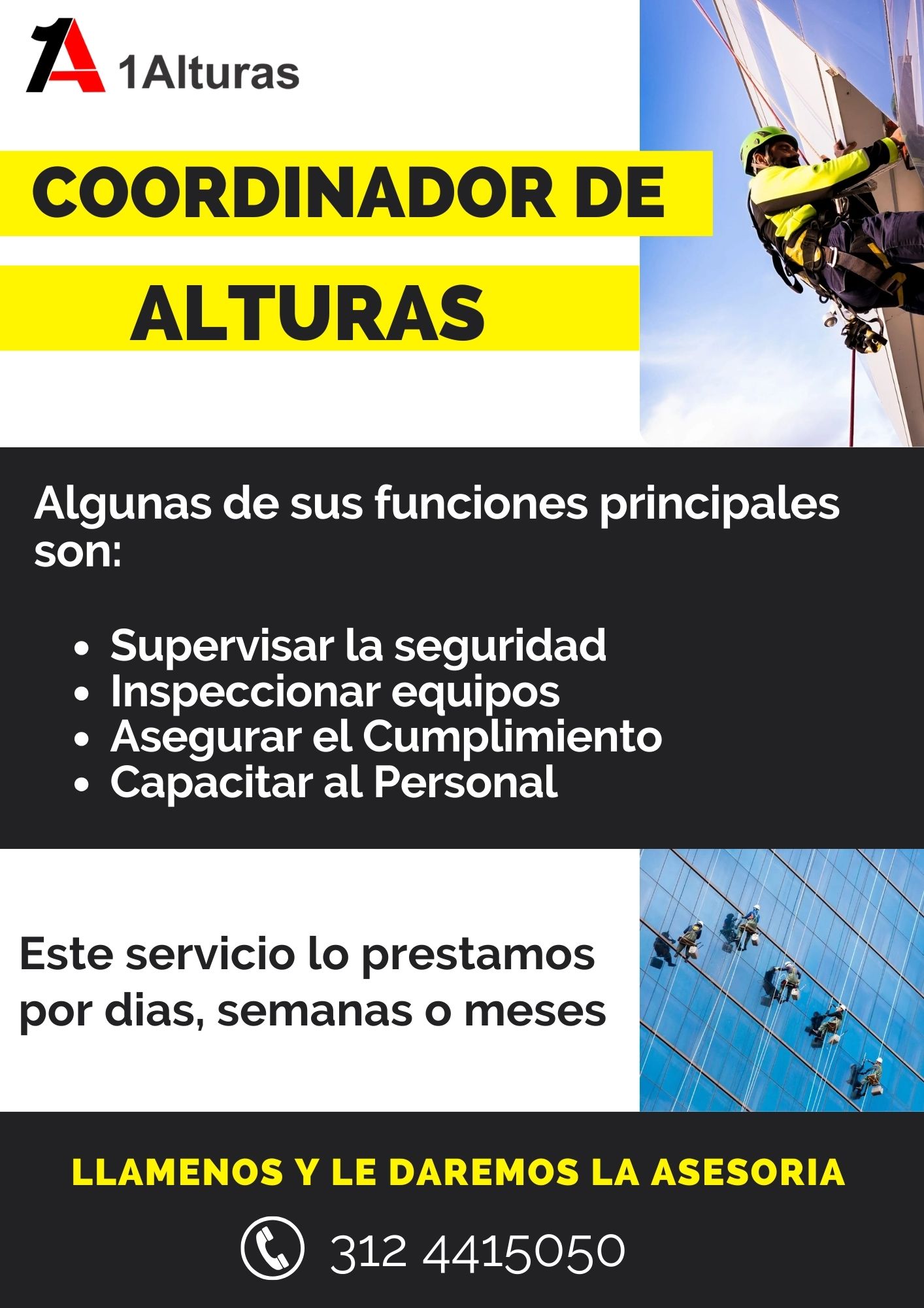 coordinador de alturas