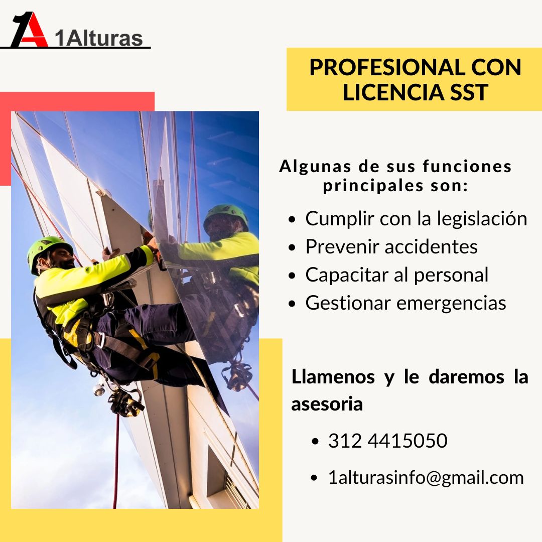 Profesional con licencia sst