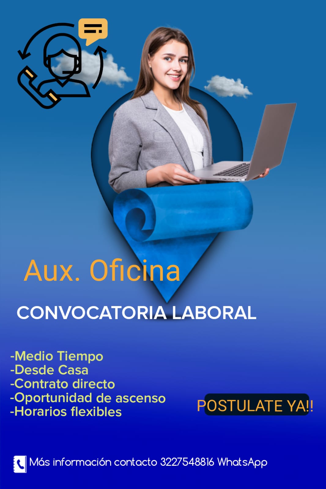  Auxiliar Recursos humanos