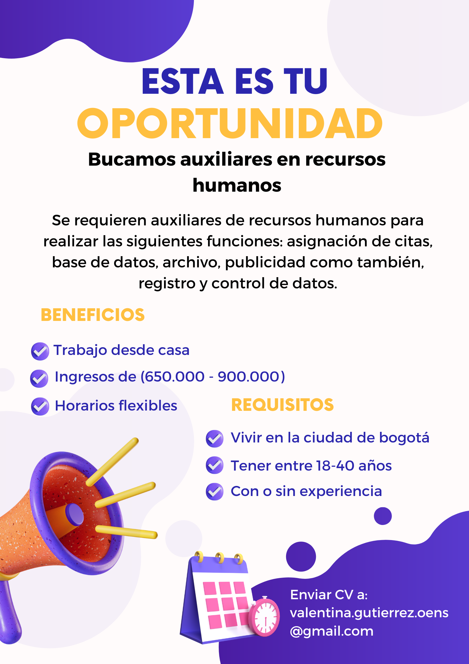 Auxiliar de recursos humanos