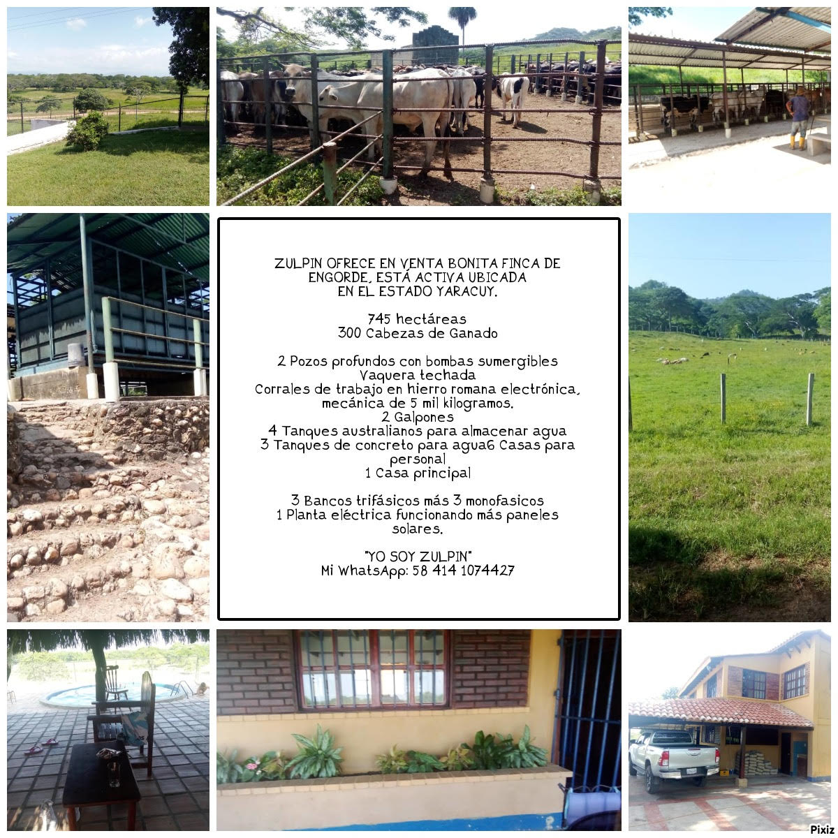 EN VENTA  BONITA FINCA DE ENGORDE YARACUY 2